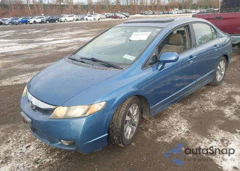 2009 Honda Civic Ex z USA, uszkodzony, nr VIN 1HGFA16849L009954